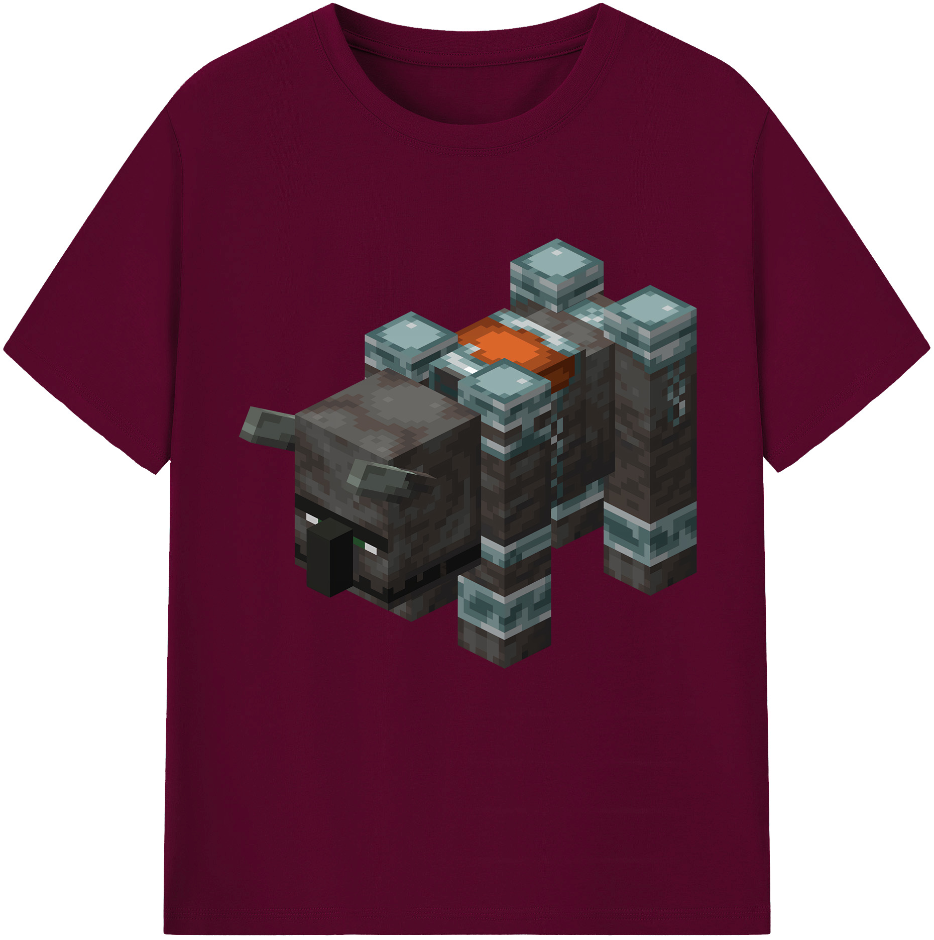 （画像用） マインクラフト ブロックの世界 Minecraft MC Block world レディースカジュアルプリントTシャツ（綿100％）